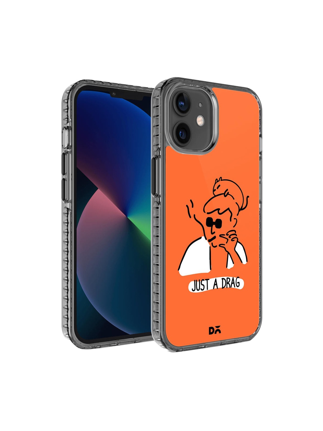 

DailyObjects Orange Printed iPhone 12 Back Case