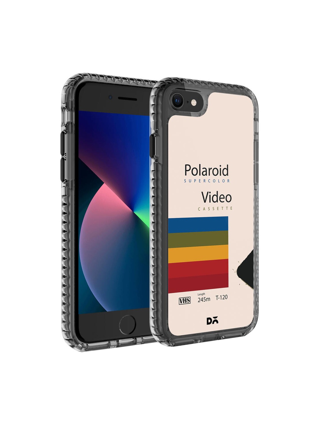 

DailyObjects Multi-Coloured Printed Polaroid VHS iPhone SE 2020 Phone Case