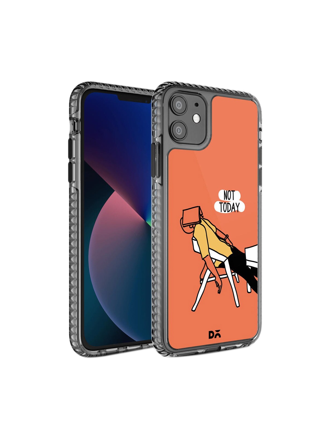 

DailyObjects Orange & Yellow Printed Not Today iPhone 11 Phone Case