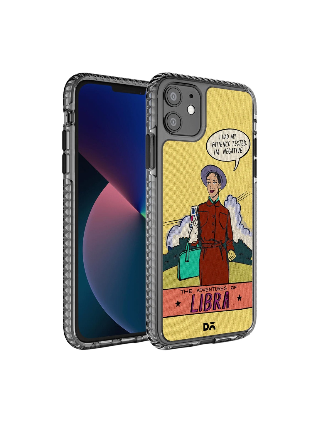 

DailyObjects Brown & yellow Printed Libra iPhone 11 Phone Case