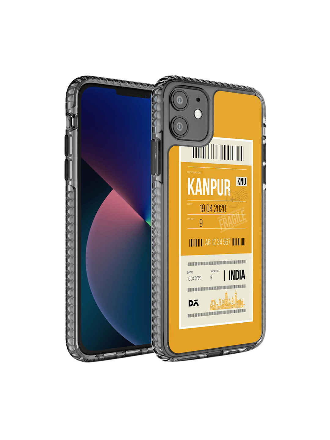 

DailyObjects Yellow Kanpur City Tag Printed iPhone 11 Back Case, Multi