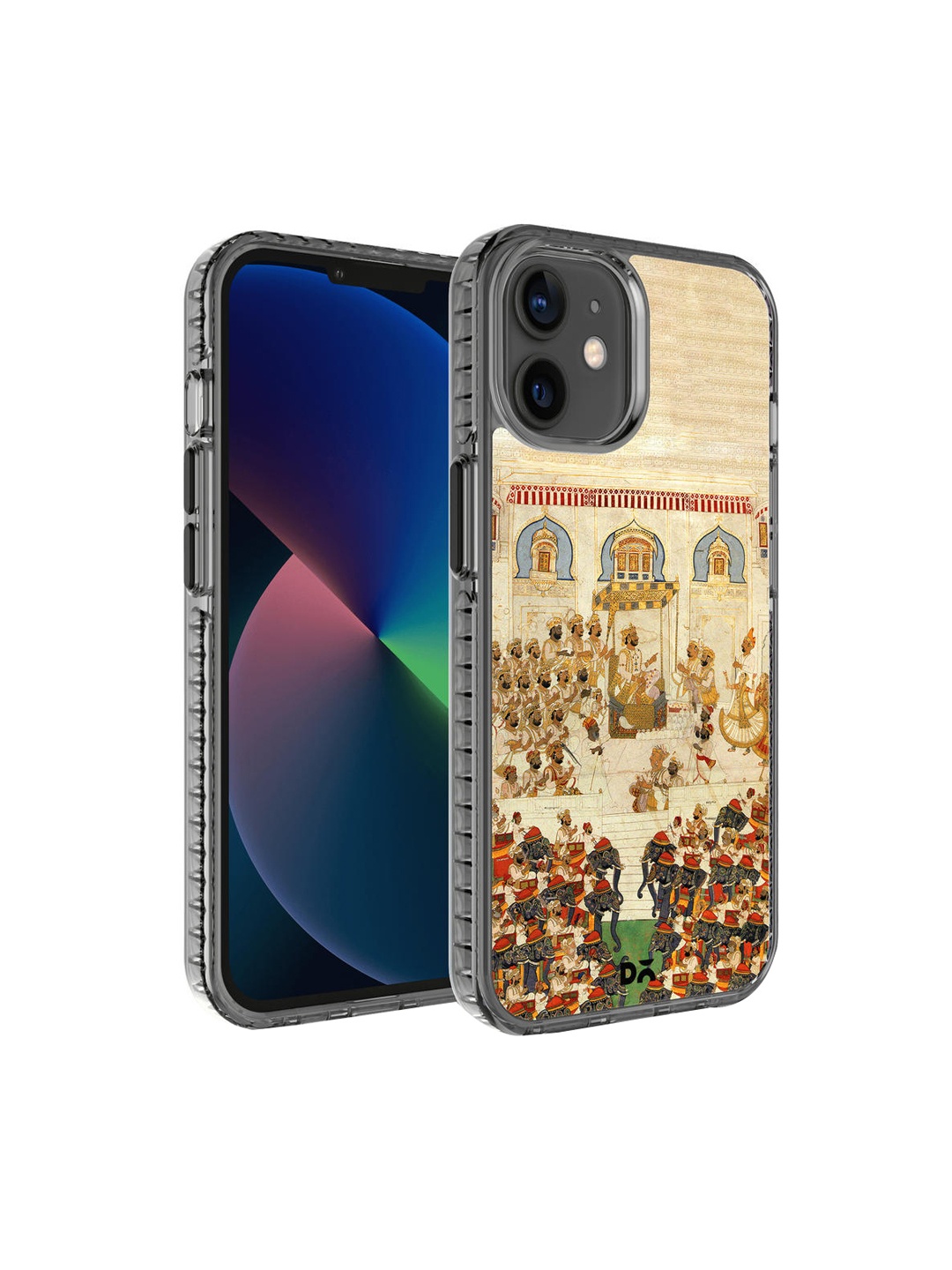 

DailyObjects Off- White & Gold Printed Royal Decree iPhone 12 Mini Phone Case