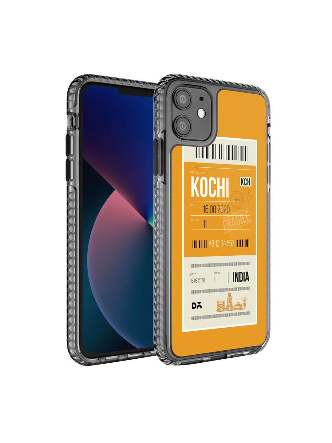 

DailyObjects Yellow & White Printed Kochi City iPhone 11 Phone Case