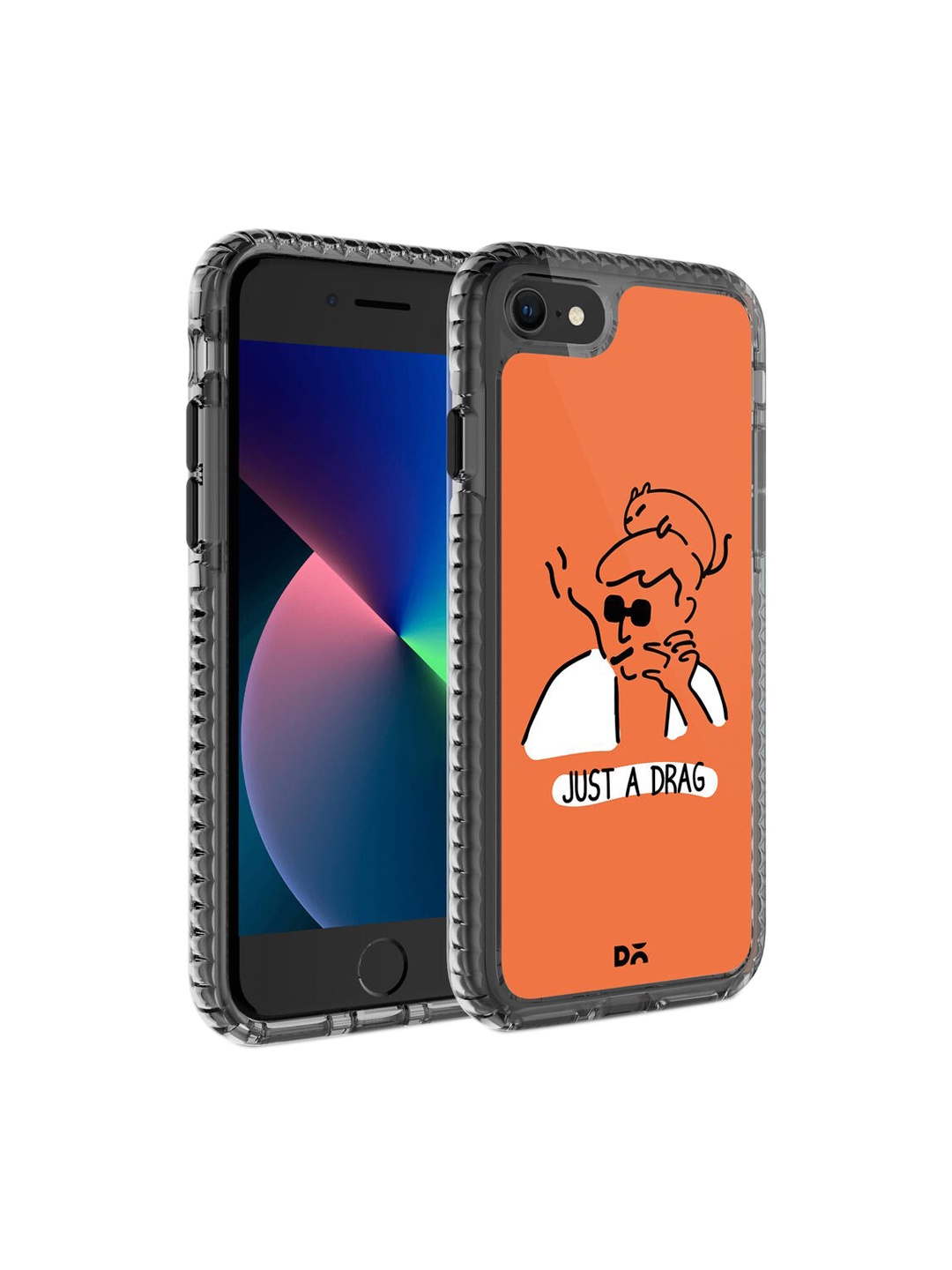 

DailyObjects Orange Printed Just A Drag Stride 2.0 iPhone 7 Phone Case