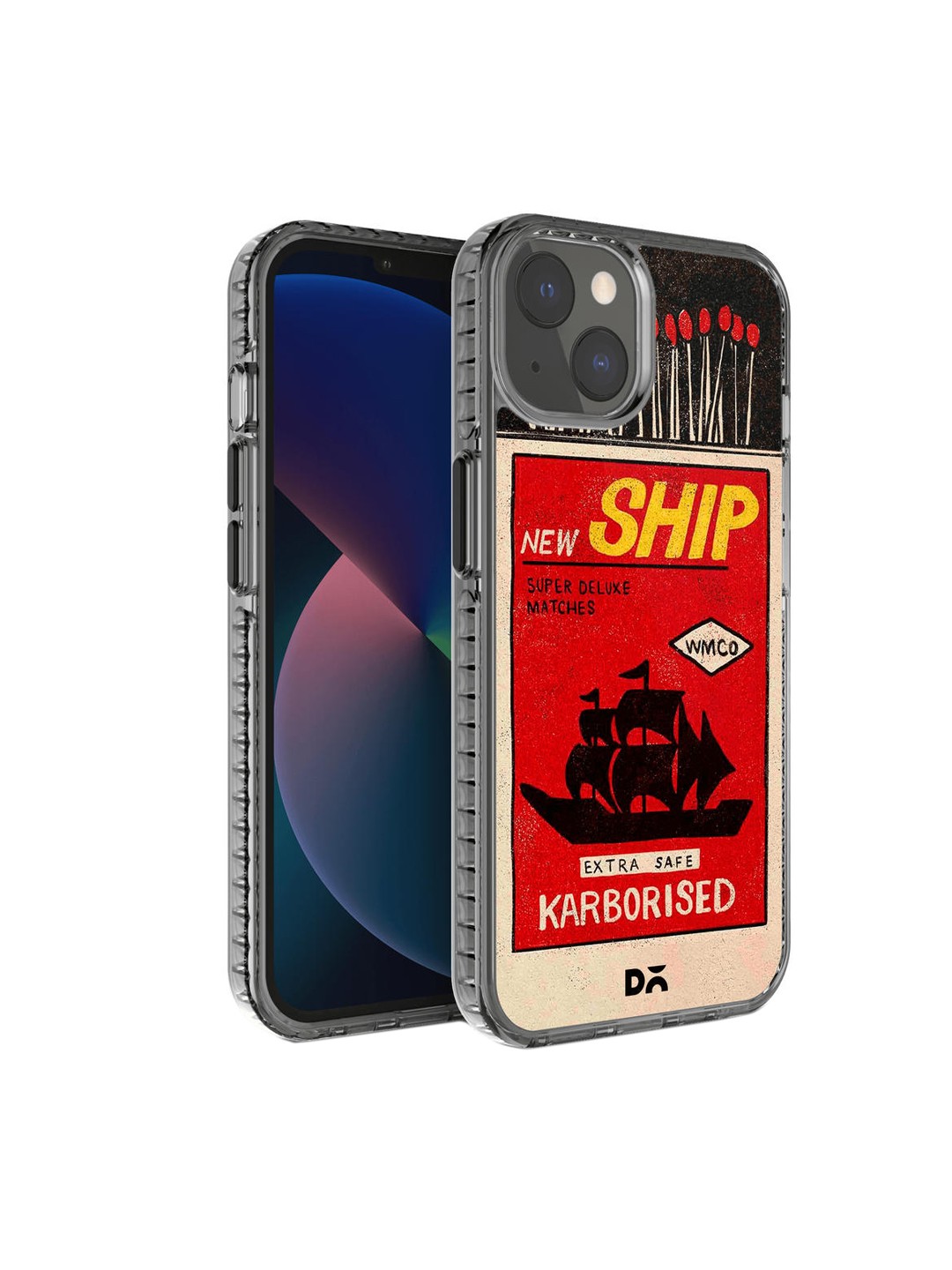 

DailyObjects Red New Ship Matchbox iPhone 13 Back Case Cover