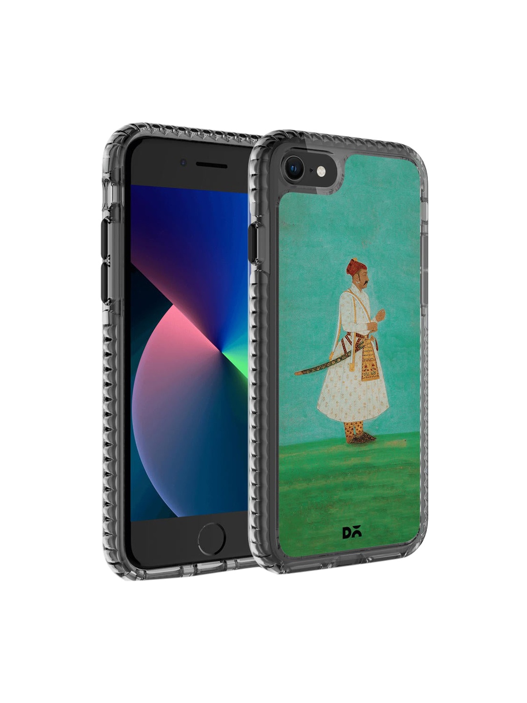 

DailyObjects Green & White Rajput Warrior Full Stride 2.0 iPhone 8 Phone Case