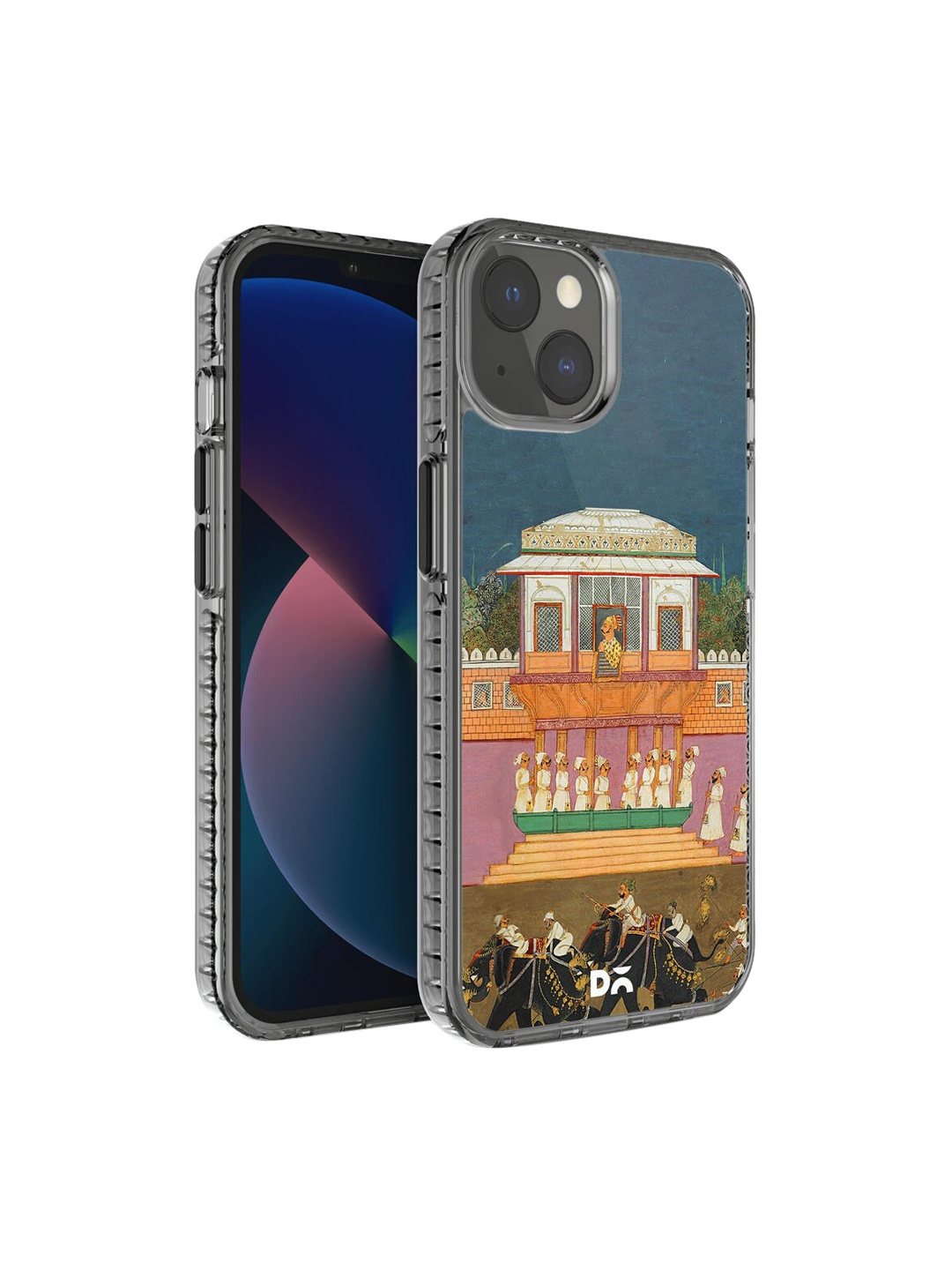 

DailyObjects Blue & Orange Stride Printed iPhone 13 Mini Phone Case