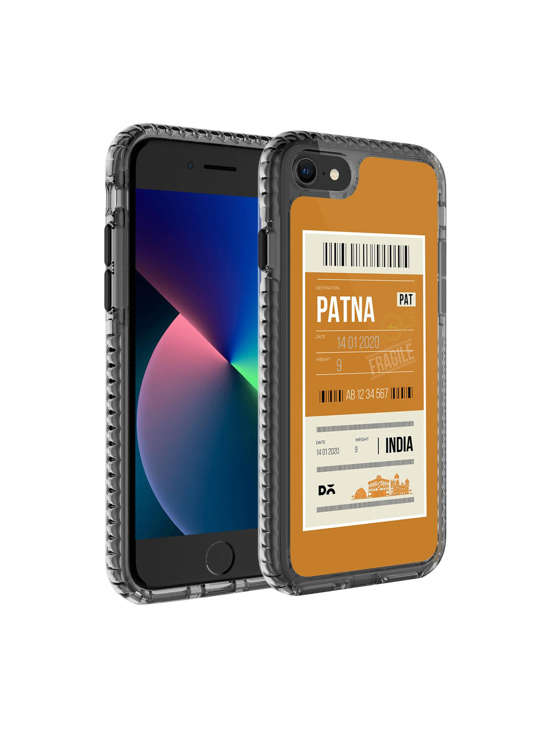 

DailyObjects Adults Mustard Patna City Tag Stride 2.0 iPhone SE 2020 Case Cover