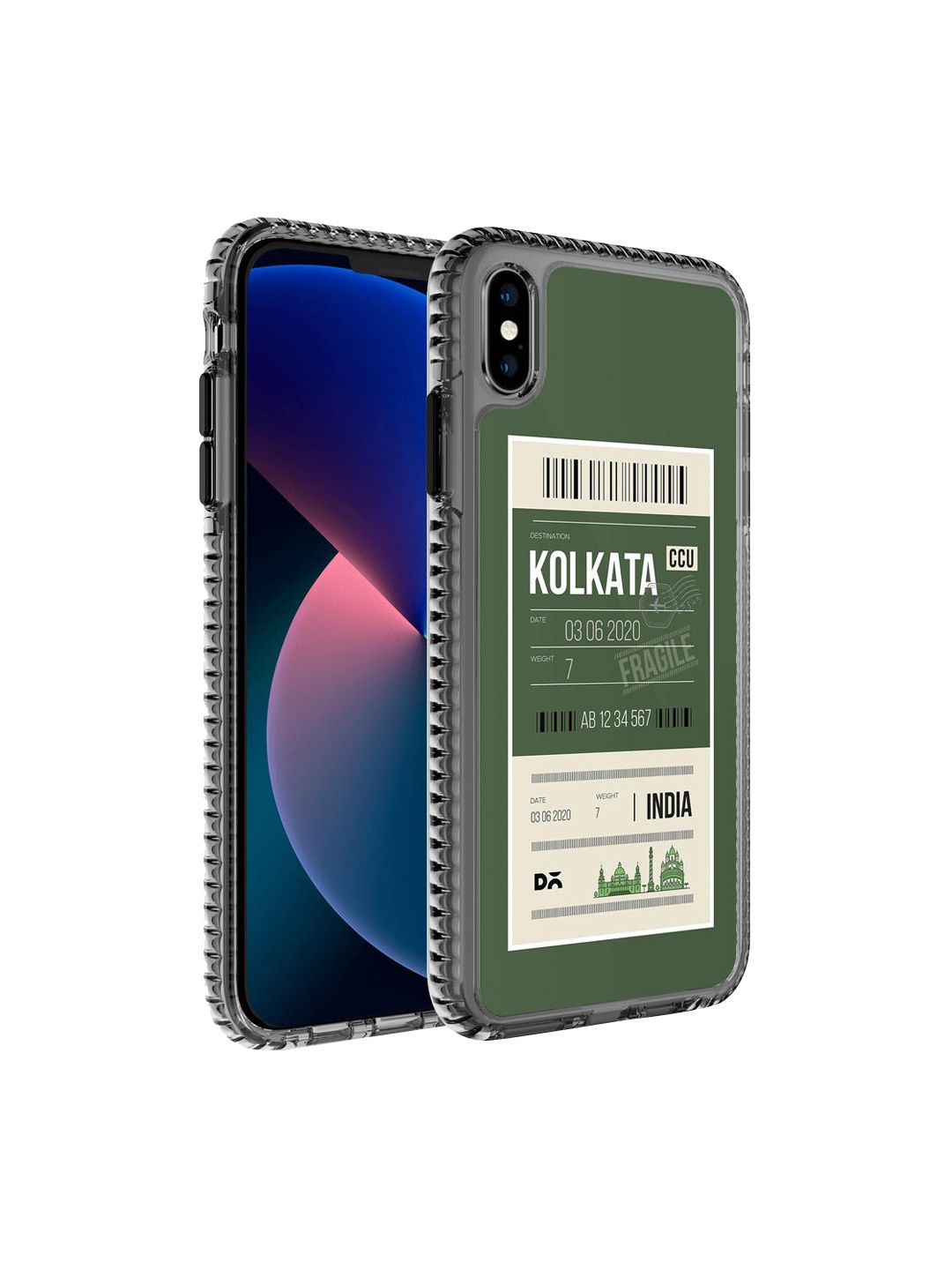 

DailyObjects Green & White Kolkata City Stride 2.0 iPhone XS Max Back Case