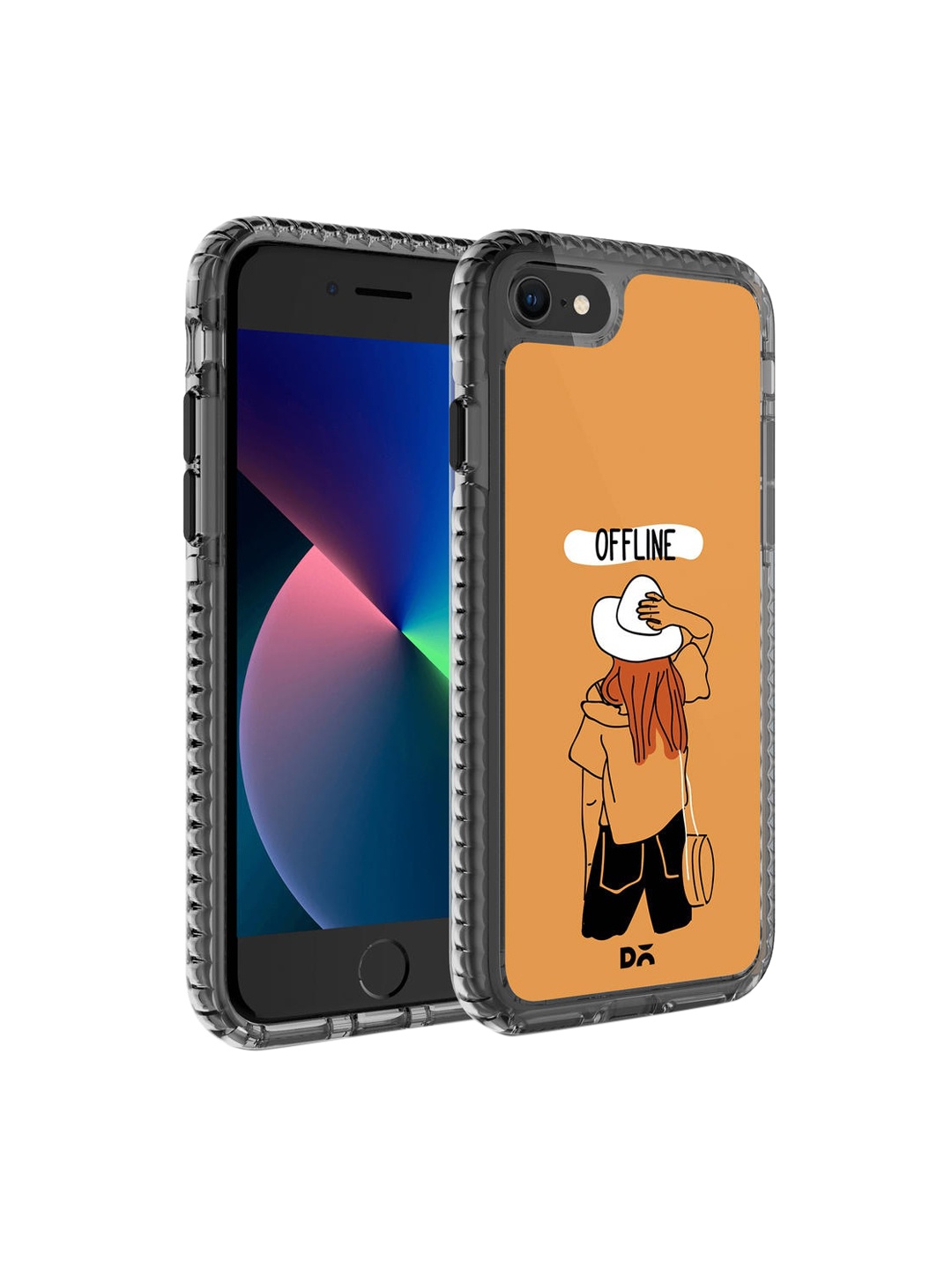 

DailyObjects Yellow & White Offline Stride 2.0 iPhone SE 2020 Back Case