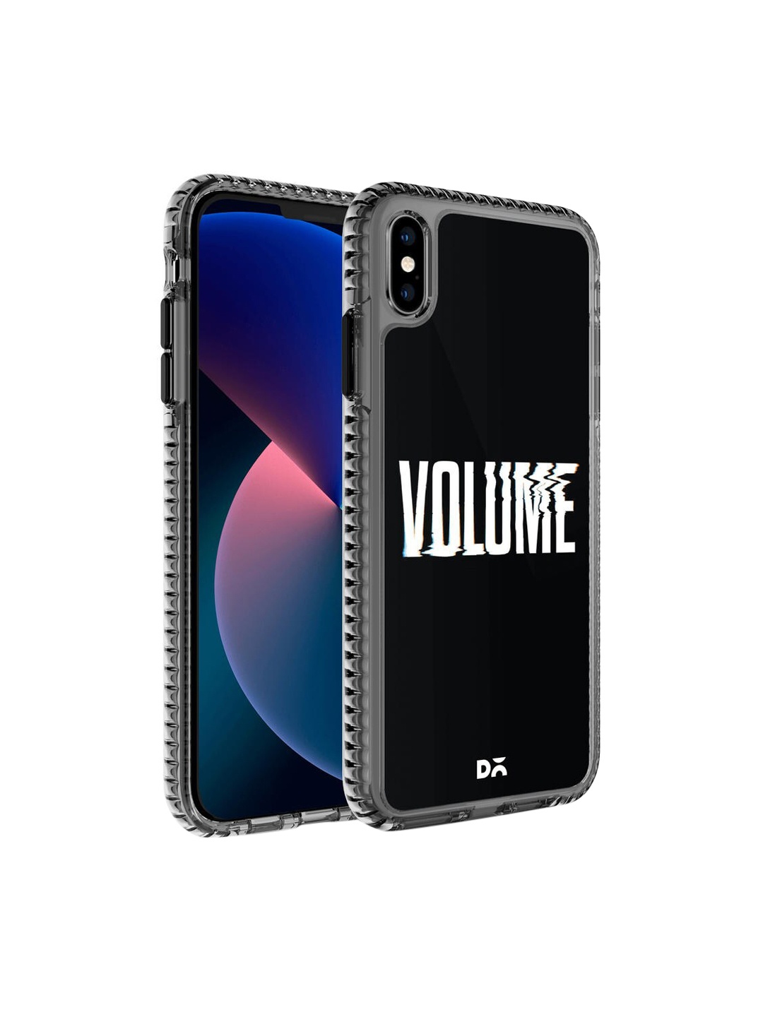 

DailyObjects Transparent & Black Max Volume Stride 2.0 Printed iPhone XS Max Phone Case