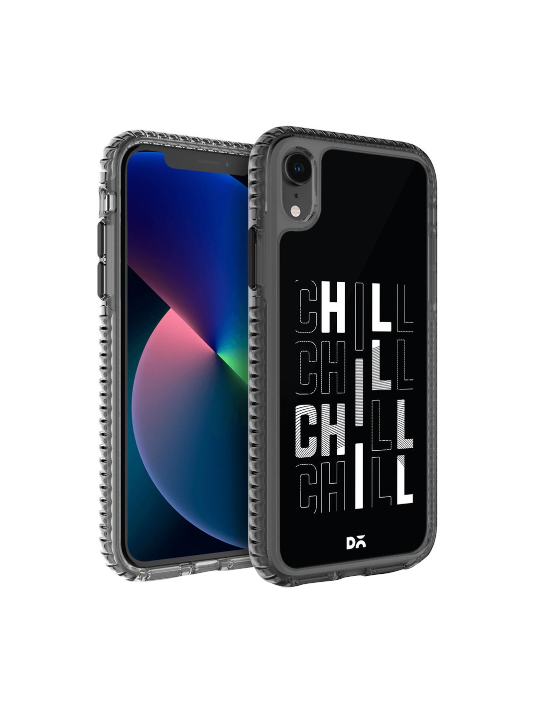 

DailyObjects Black & White Lets Chill Stride 2.0 Printed iPhone XR Phone Case