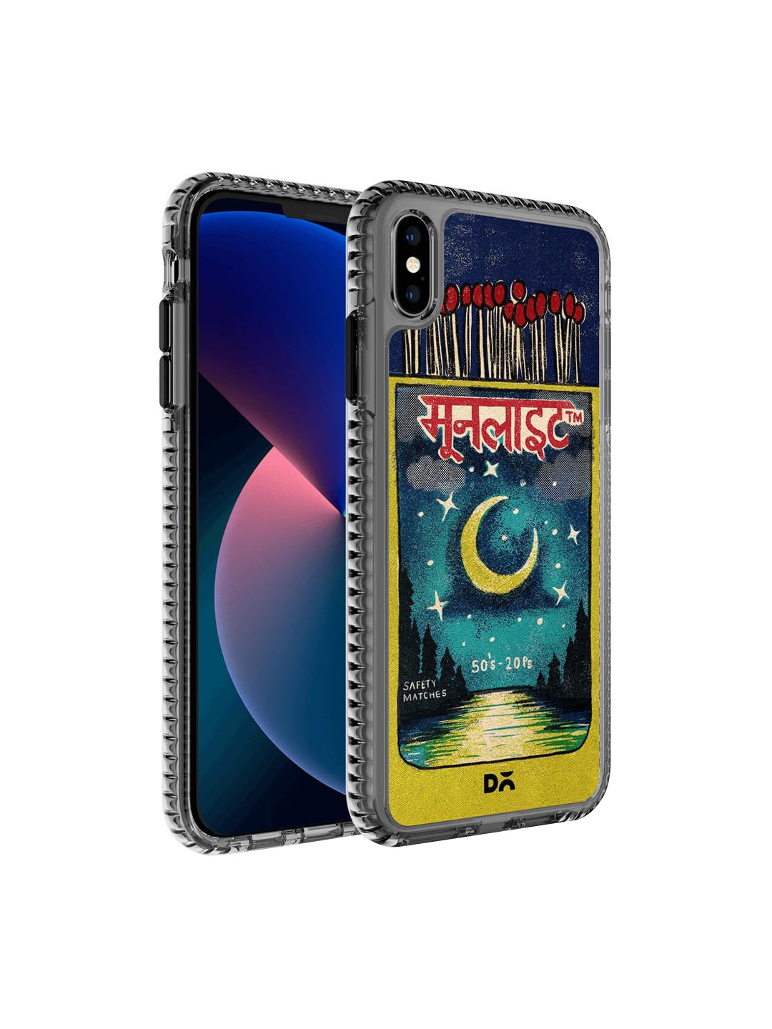 

DailyObjects Blue & Yellow Moonlight Matchbox Stride 2.0 iPhone XS Max Back Case