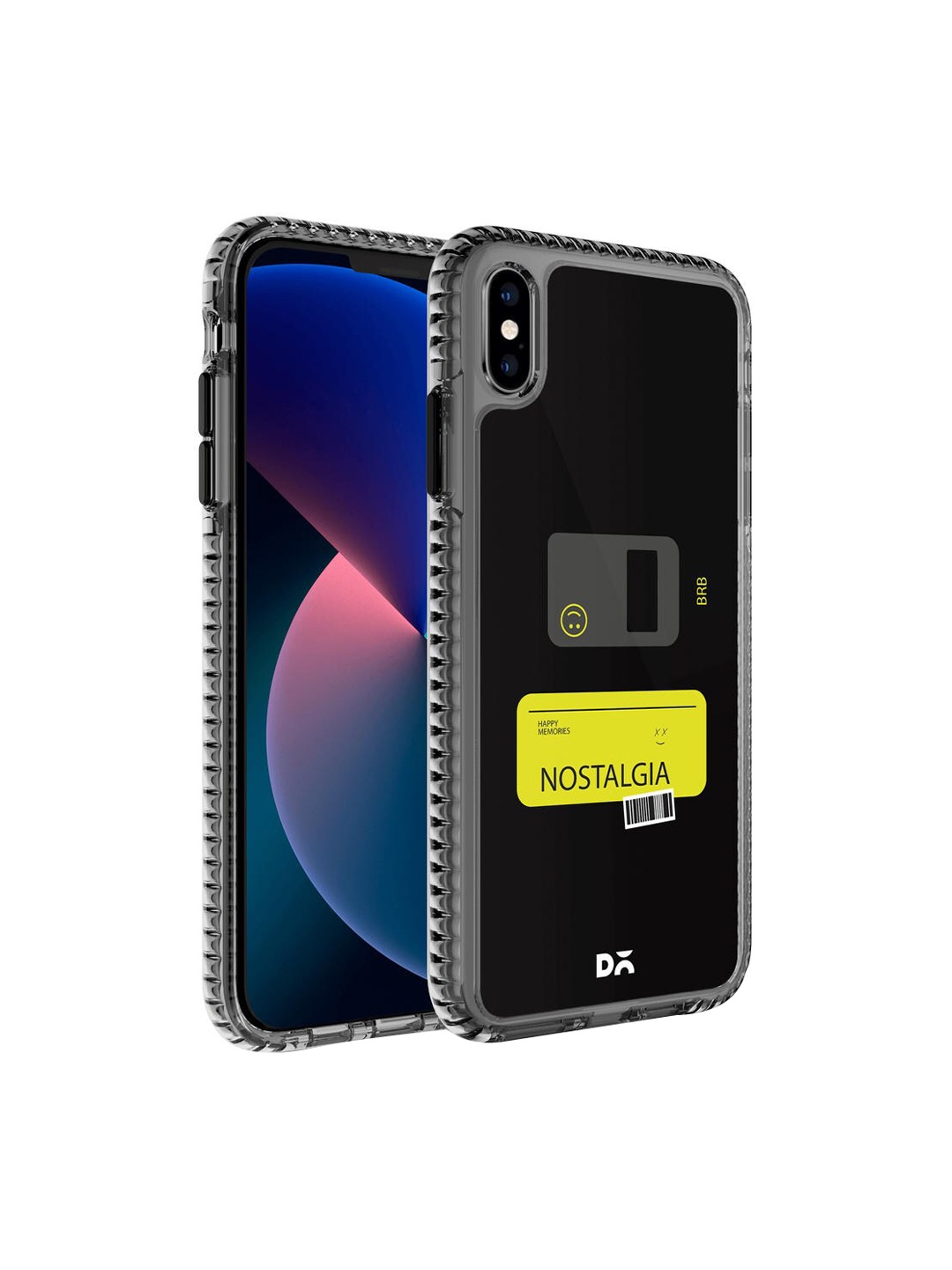

DailyObjects Black & Yellow Stride Printed iPhone XS Max Phone Case