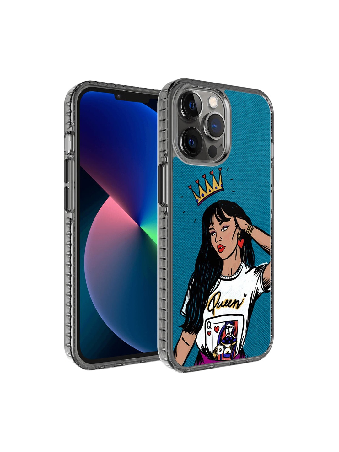 

DailyObjects Queen Babe Stride 2.0 iPhone 12 Pro Max Phone Case, Blue