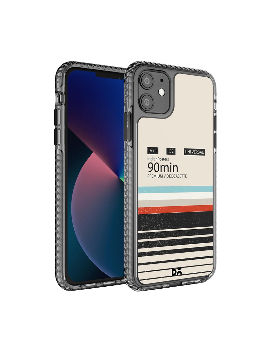 

DailyObjects Taupe Brown Printed Premium Indian Posters iPhone 11 Phone Case