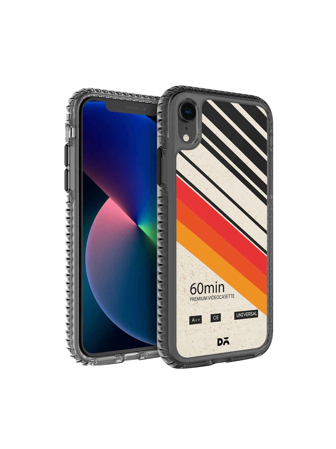 

DailyObjects White & Black Stride Printed iPhone XR Phone Case