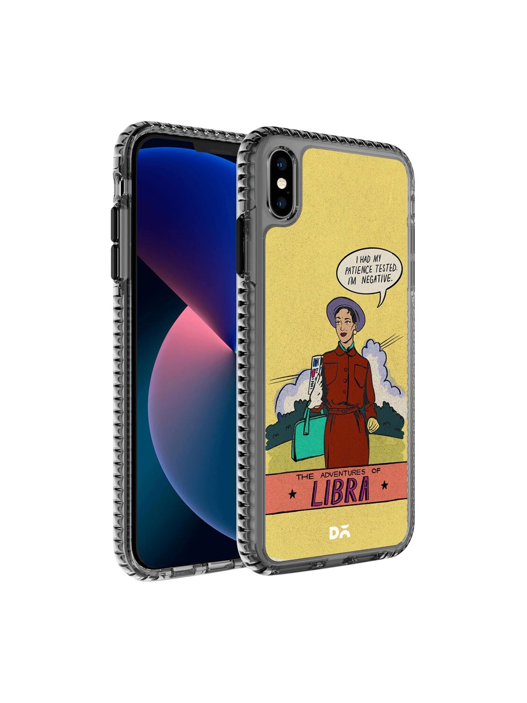 

DailyObjects Yellow & Red Stride Printed iPhone XS Max Phone Case