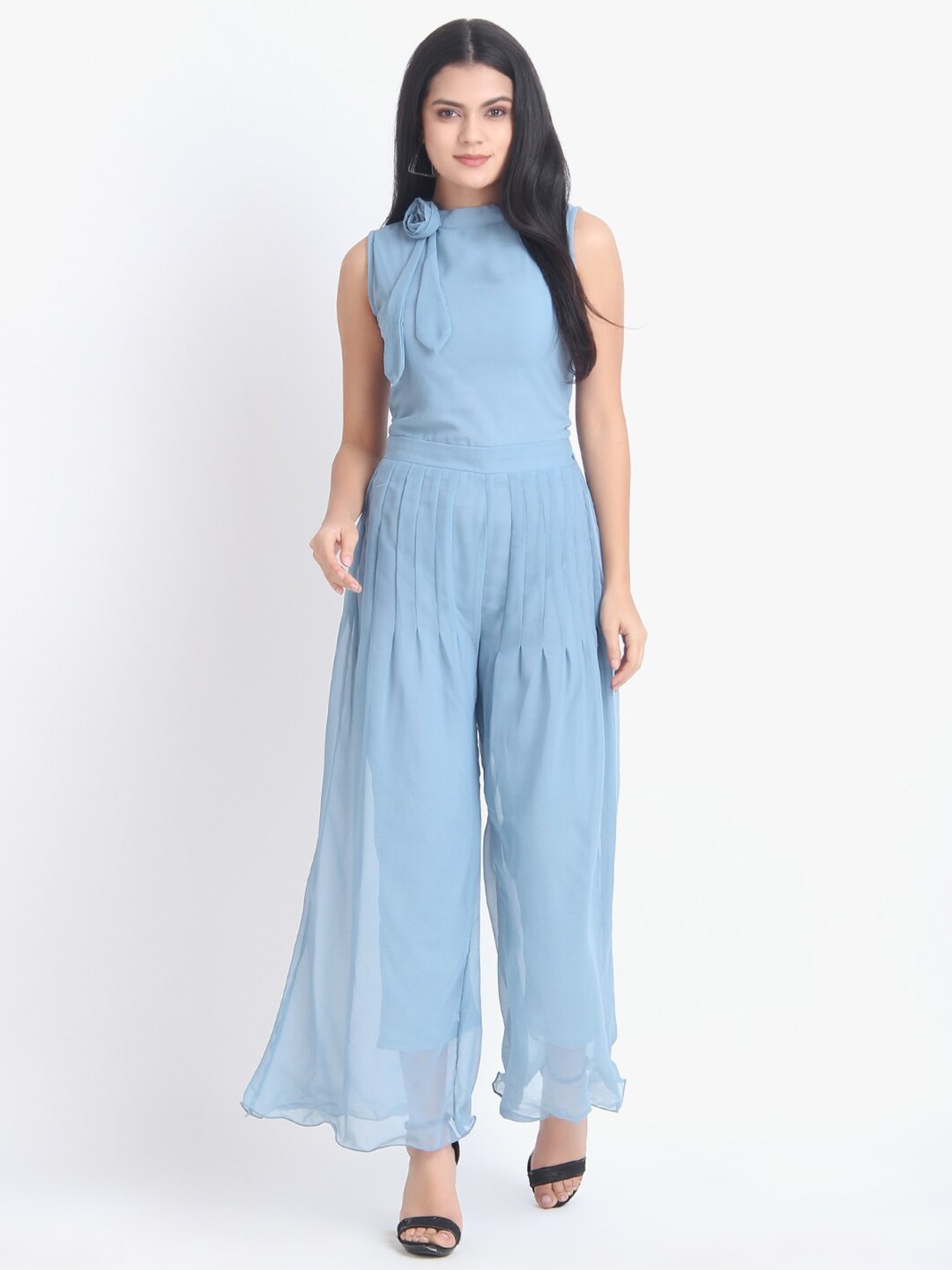 

Kannan Blue Basic Jumpsuit