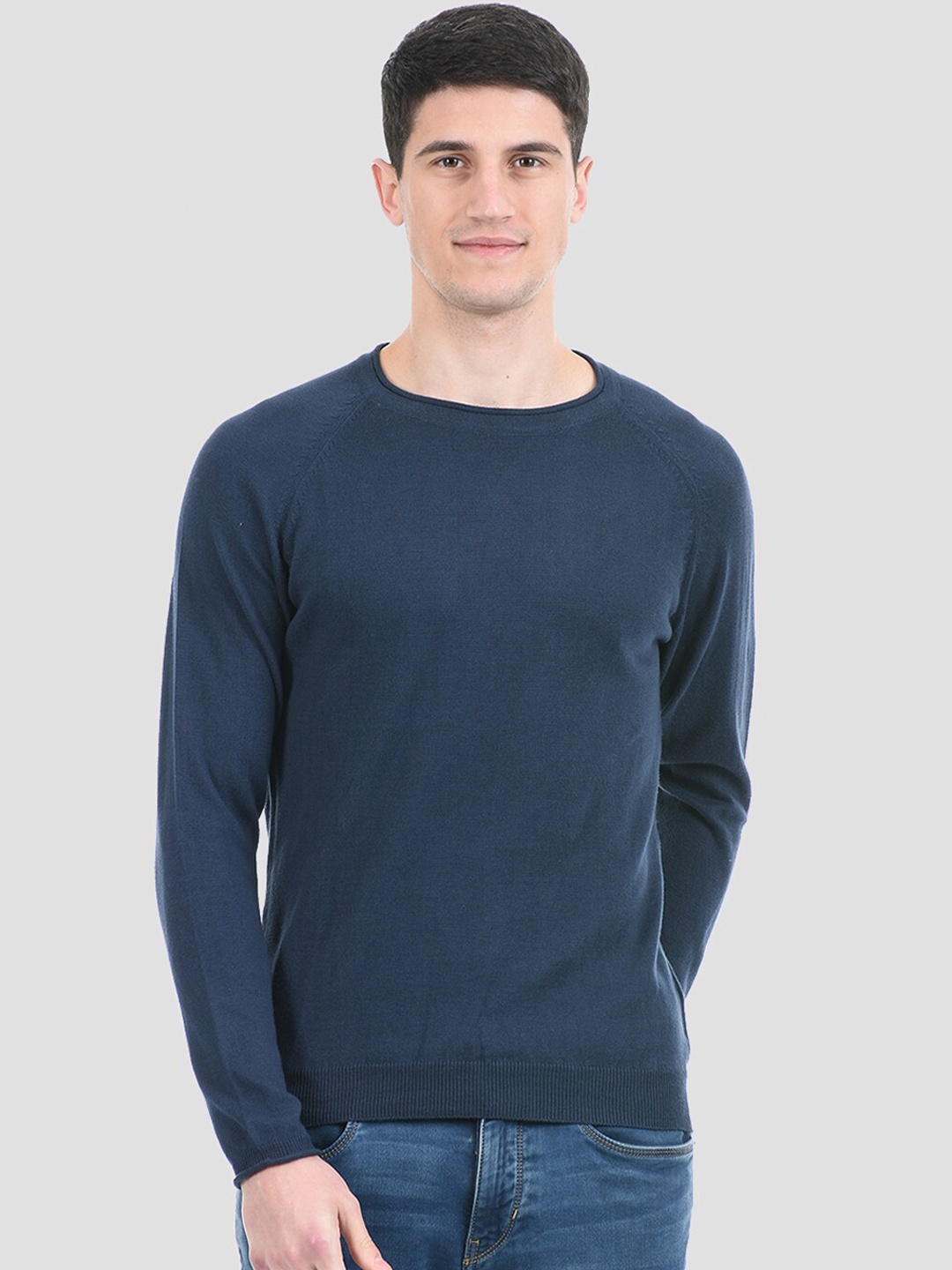 

PORTOBELLO Men Blue Pullover