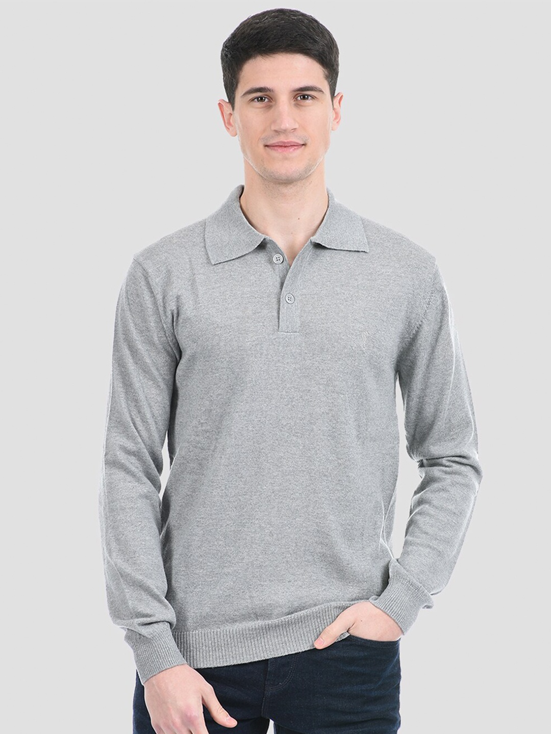 

PORTOBELLO Men Grey Pullover