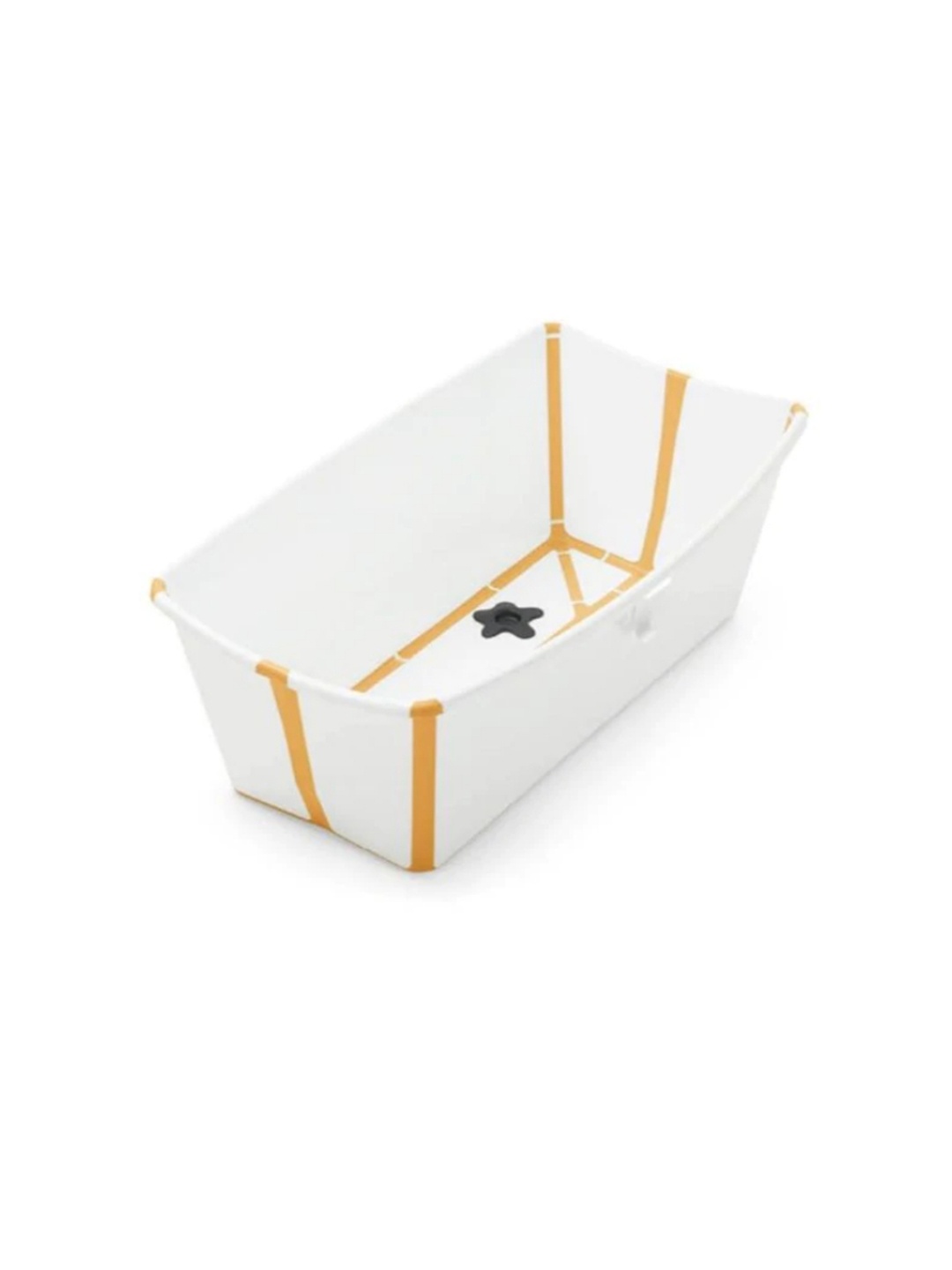 

Stokke Unisex Kids White & Mustard Foldable Bath Tub