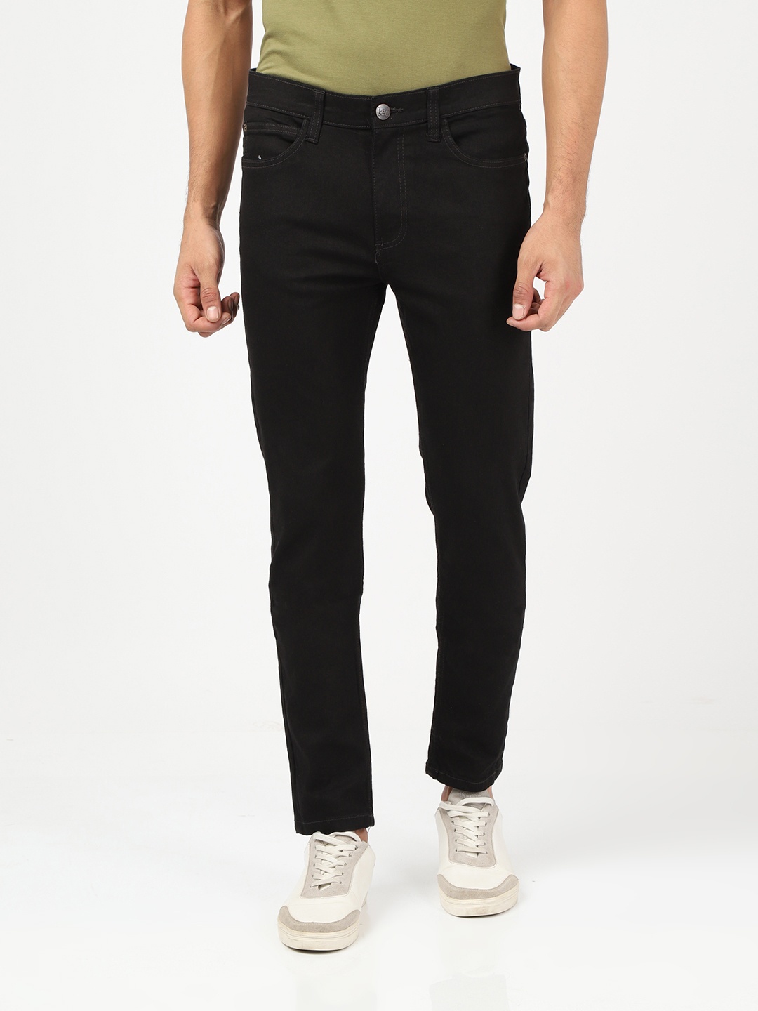 

Lee Men Black Anton Relaxed Fit Stretchable Jeans