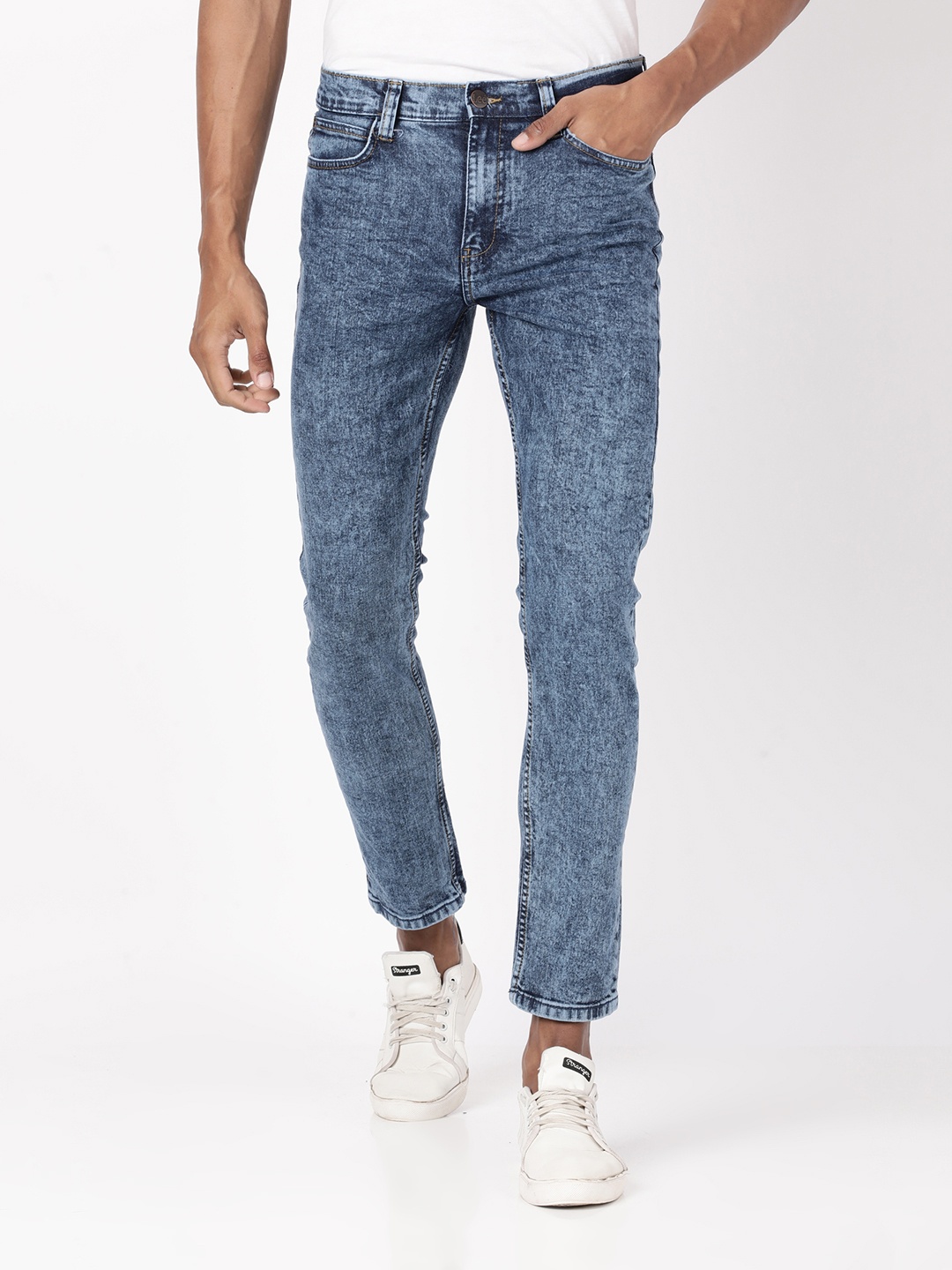 

Lee Men Blue Anton Relaxed Fit Heavy Fade Stretchable Jeans