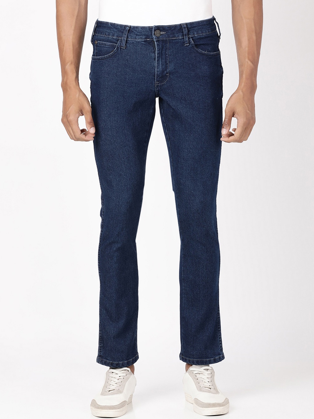 

Wrangler Men Blue Skanders Slim Fit Low-Rise Stretchable Jeans