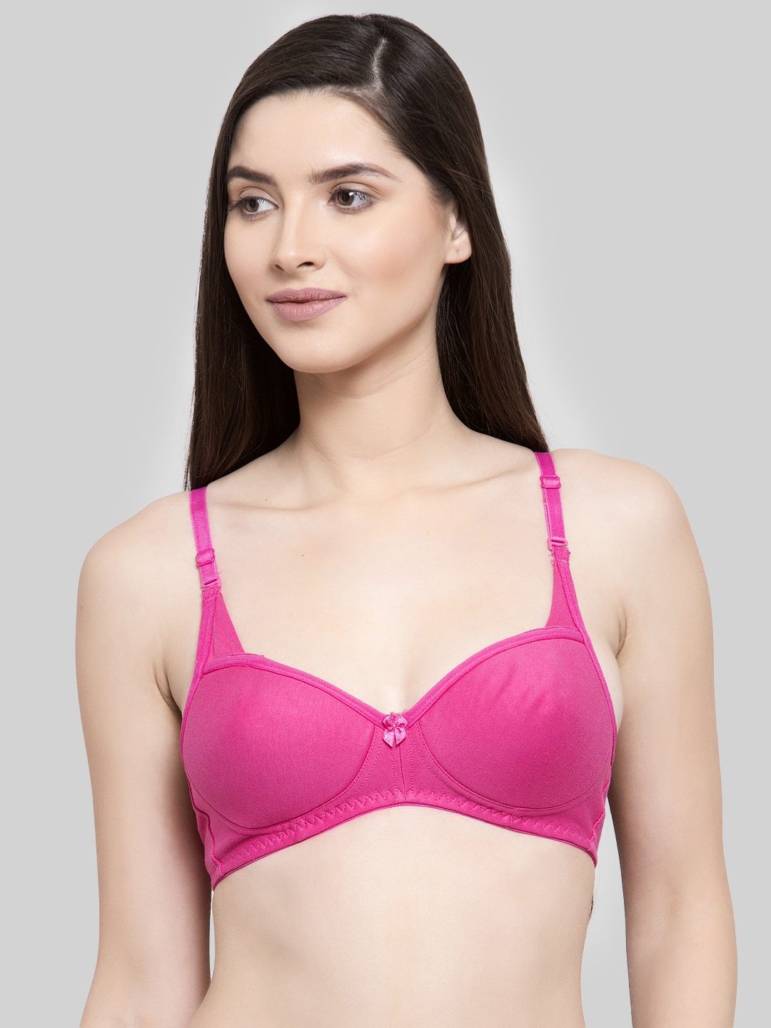 

GROVERSONS Paris Beauty Pink Non-Wired Non Padded Everyday Bra