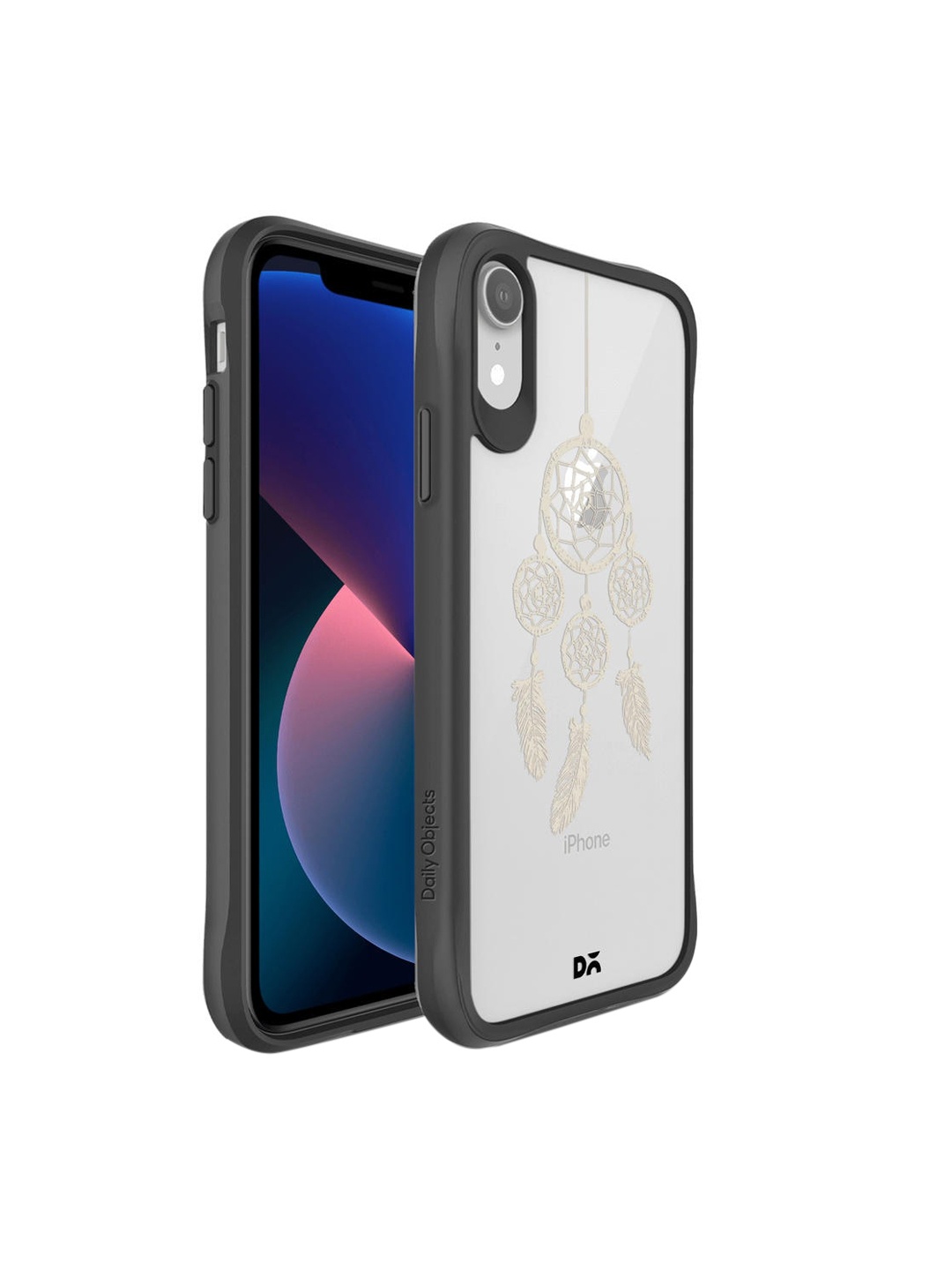 

DailyObjects White & Beige Printed iPhone XR Back Case Cover