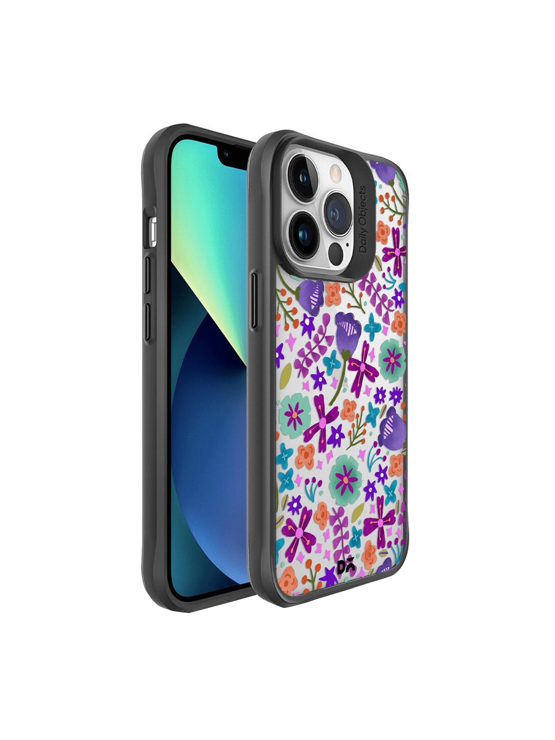 

DailyObjects Multi-Coloured Lilac Bellflower Printed iPhone 13 Pro Max Back Case Cover