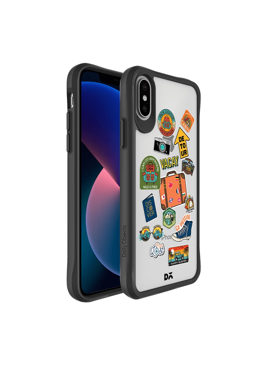 

DailyObjects Black & White iPhone 11 XS Back Case