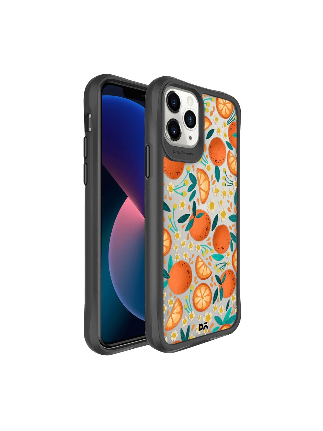 

DailyObjects Black & Orange Haul Printed iPhone 11 Pro Back Case