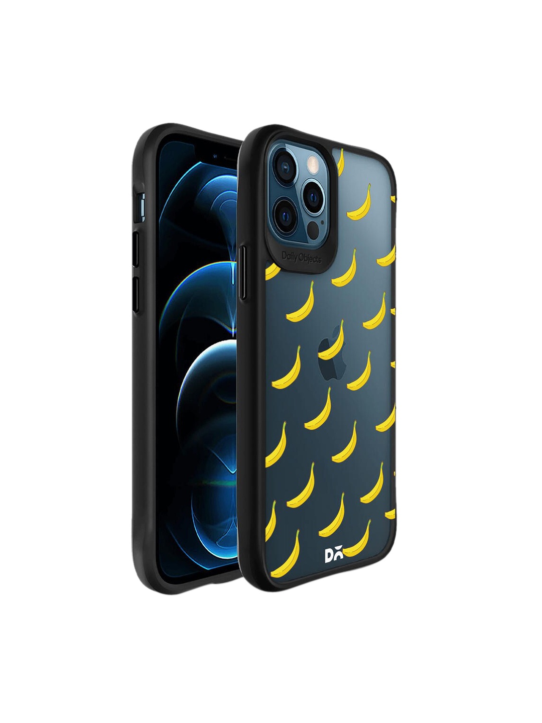 

DailyObjects Black & Yellow Banana Icon Printed iPhone 12 Pro Back Cover