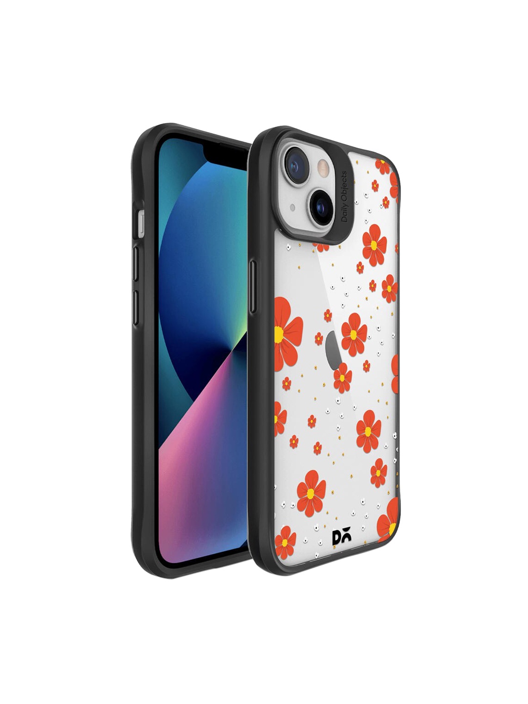 

DailyObjects Cloud White & Orange Printed Hybrid iPhone X Phone Case