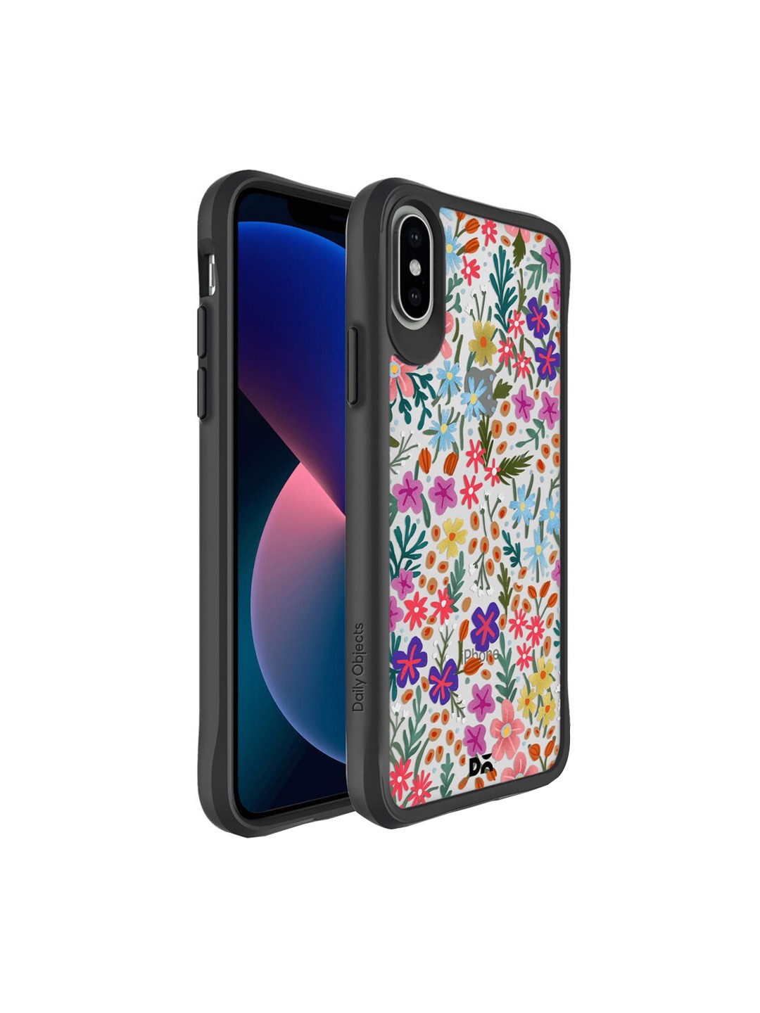 

DailyObjects Black & White Hawaiian Greetings iPhone X Back Case