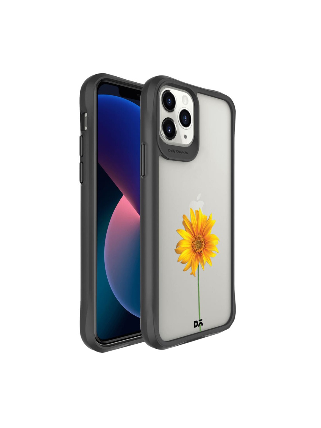 

DailyObjects Transparent Sunflower Printed iPhone 11 Pro Back Case