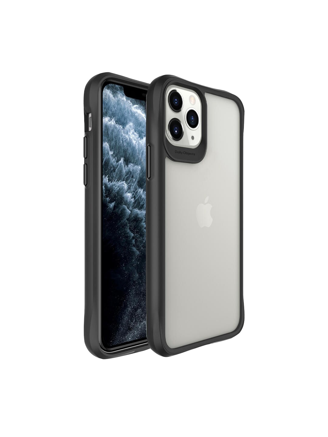 

DailyObjects Black & Transparent Solid Hybrid Clear iPhone 11 Pro Phone Case