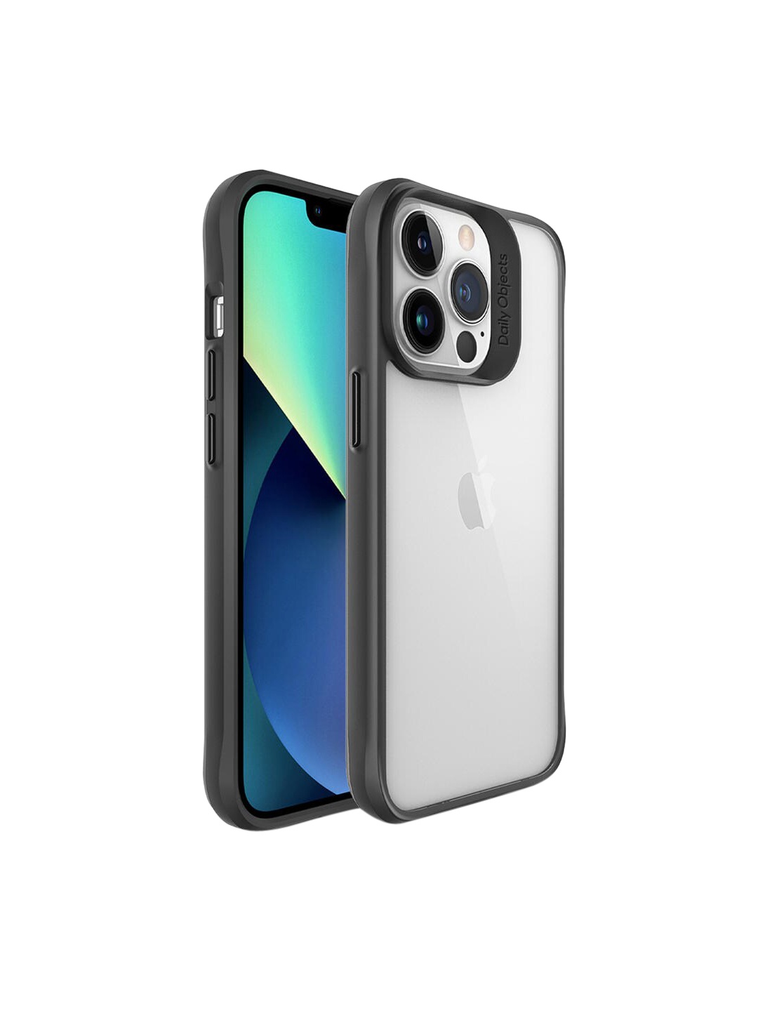

DailyObjects Black & White Solid Hybrid iPhone 13 Pro Back Cover
