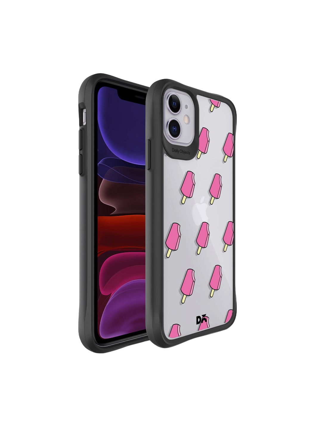 

DailyObjects Black & Pink Ice Candy Icon Printed iPhone 11 Back Case