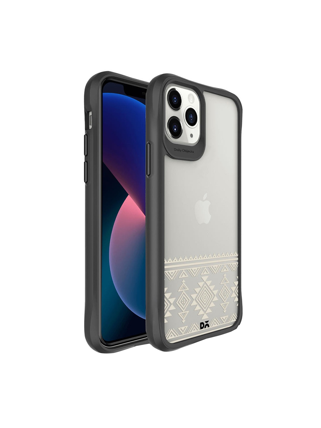 

DailyObjects Black Geometric Printed iPhone 11 Pro Max Phone Case