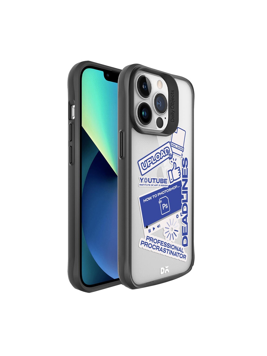 

DailyObjects Cloud White & Blue Printed Hybrid iPhone X Phone Case