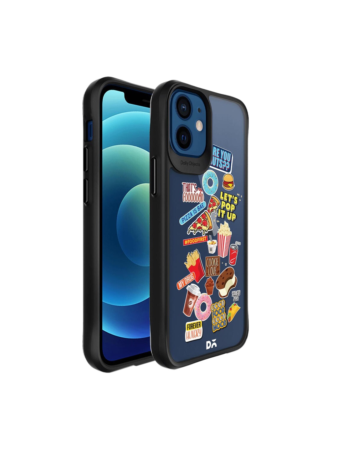 

DailyObjects Multi-Coloured Printed Food Coma iPhone 12 Phone Case