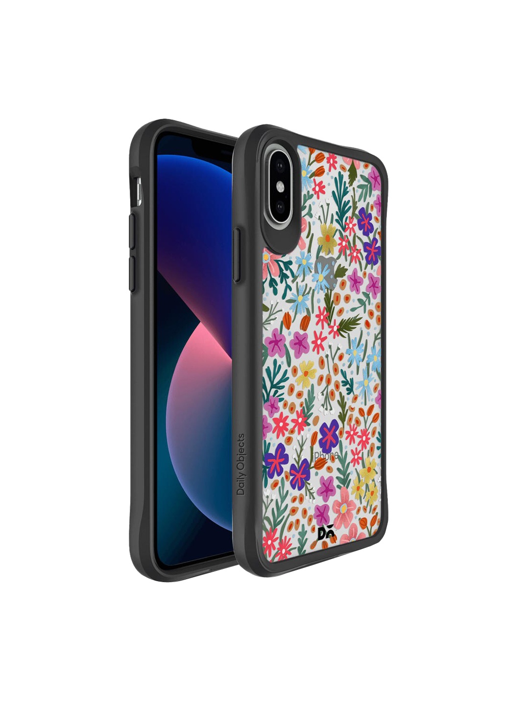 

DailyObjects Black Hawaiian Greetings Printed iPhone XS Max Case Cover