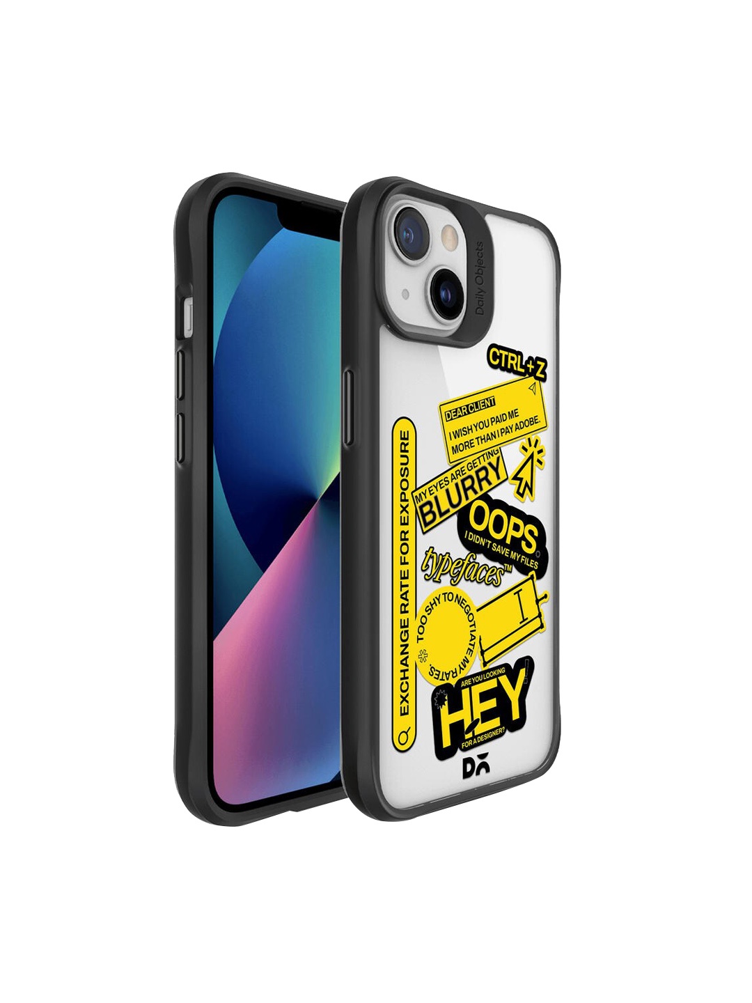 

DailyObjects Black Printed iPhone 13 Mini Phone Case