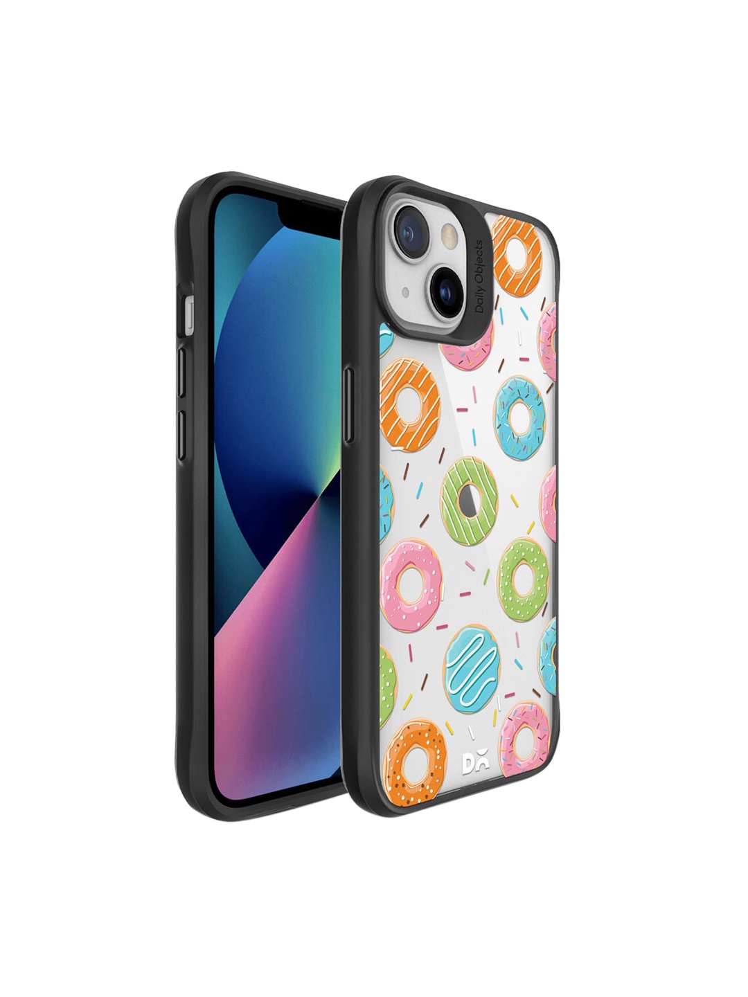 

DailyObjects Black & White Doughnut Icon Printed iPhone 13 Back Cover
