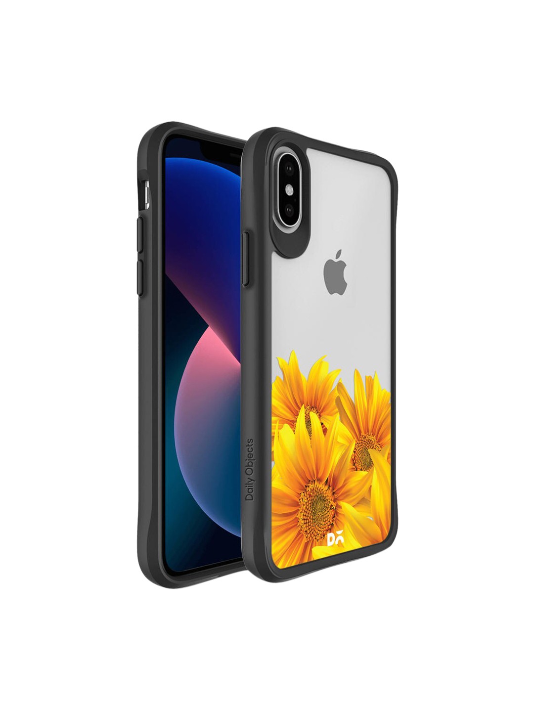

DailyObjects Yellow Bright Sunflowers Printed iPhone X Case Cover, Multi