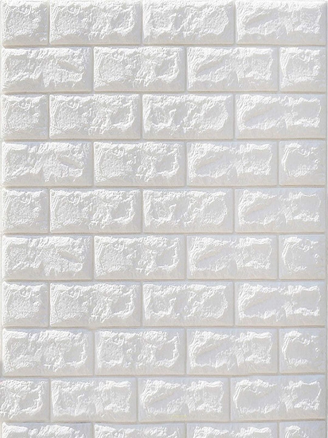 

Tormeti Set of 20 White Brick Self-Adhesive & Waterproof Wallpaper