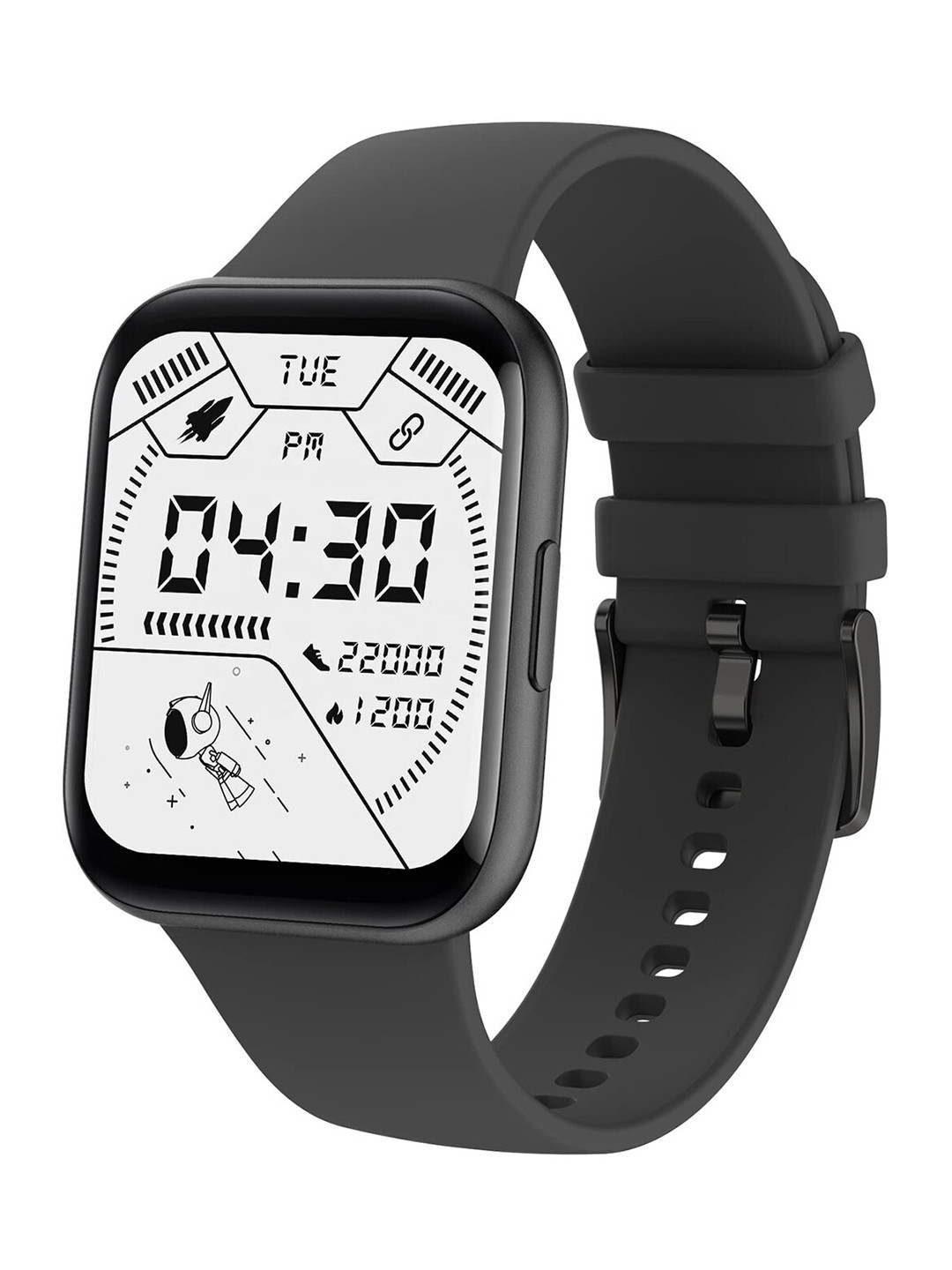 

bfit Black Solid ACEX Spo2 IP68 Waterproof Smart Watch